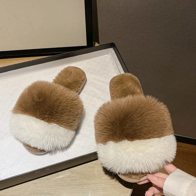 Rabbit Fur Sandal