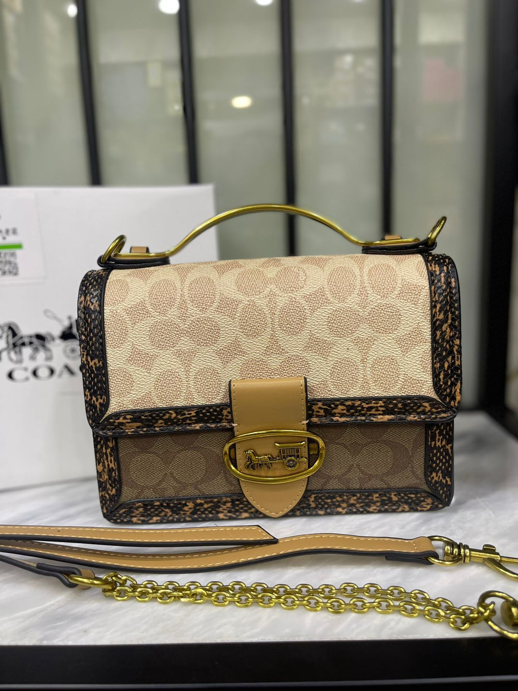 Coach Riley Top Handle Bag