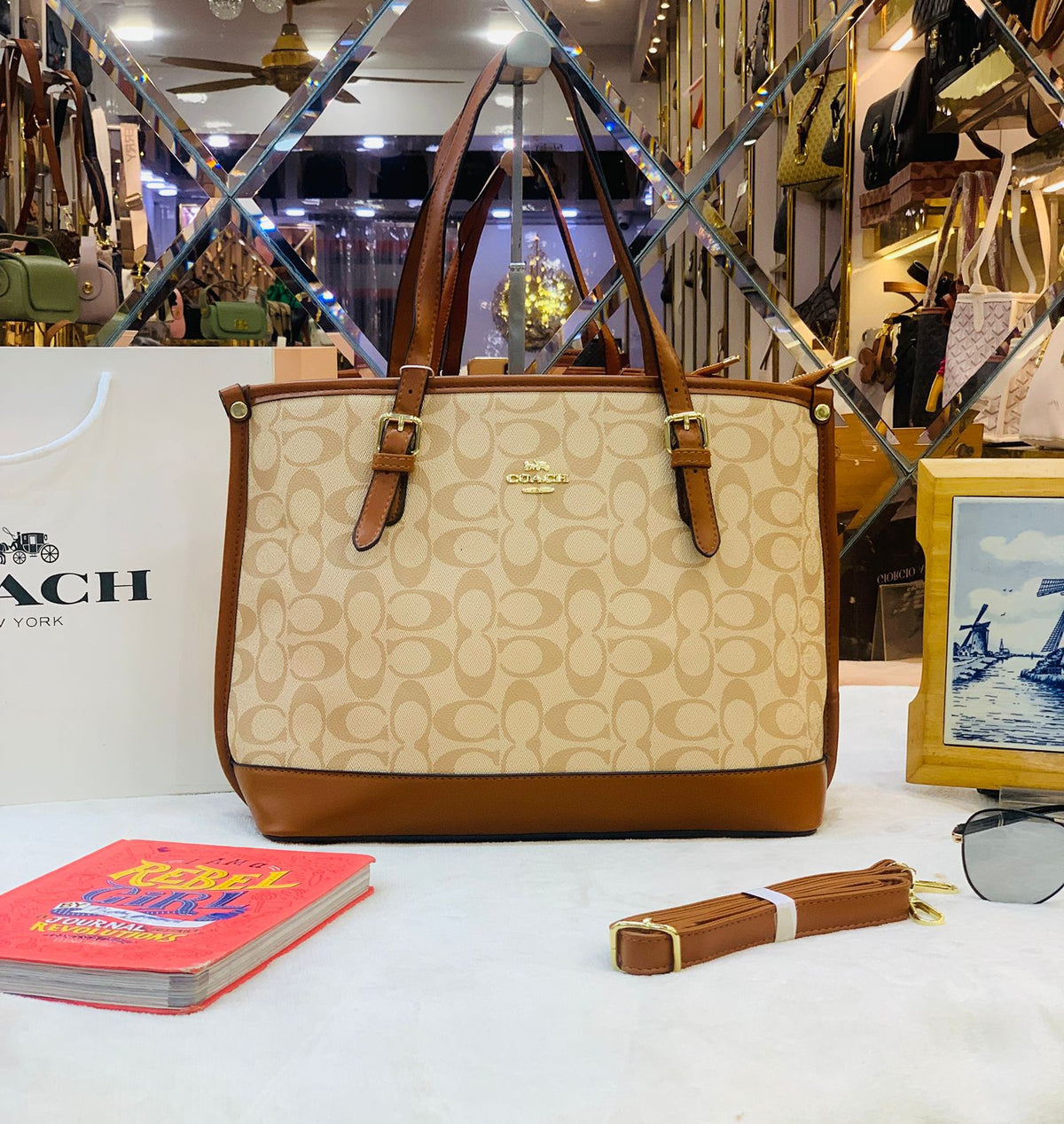 Coach Leather Tote