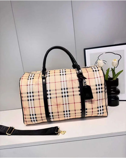 Burberry Duffle Boston Bag