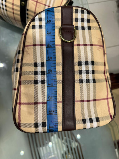 Burberry Duffle Boston Bag
