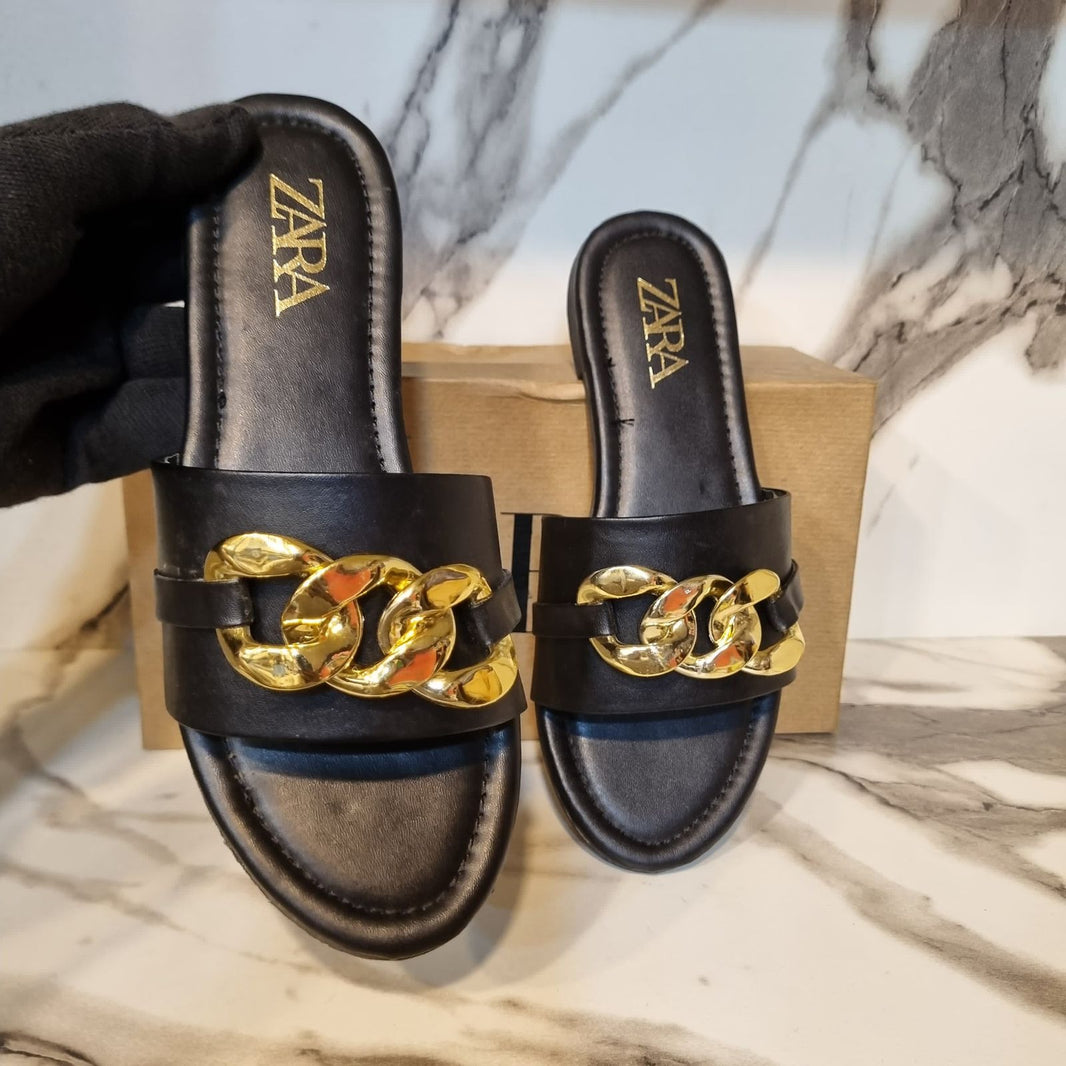 Zara Chain Flats