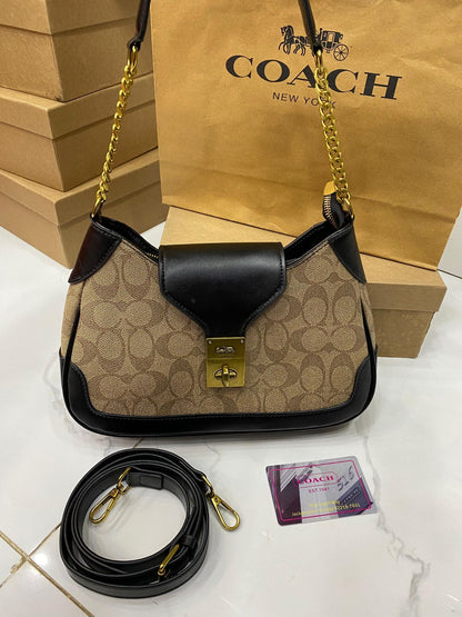 Coach Flap Chain Shoulder Bag