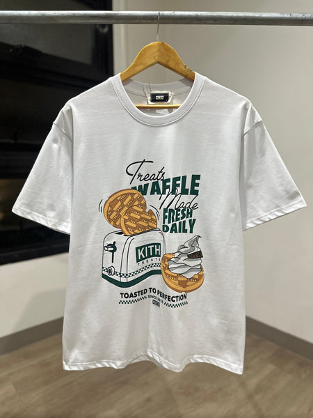 Kith Treats - Waffle Tee (White)