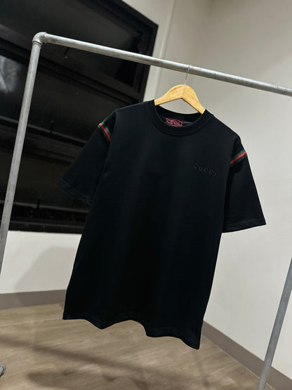 Gucci Cotton Web T-Shirt (Black)