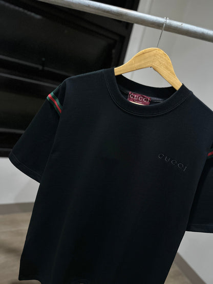 Gucci Cotton Web T-Shirt (Black)