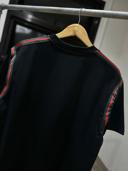 Gucci Cotton Web T-Shirt (Black)