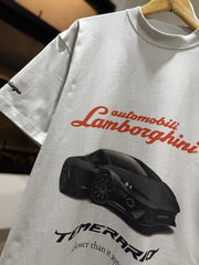 Balenciaga x Lamborghini T-Shirt (Cement White)