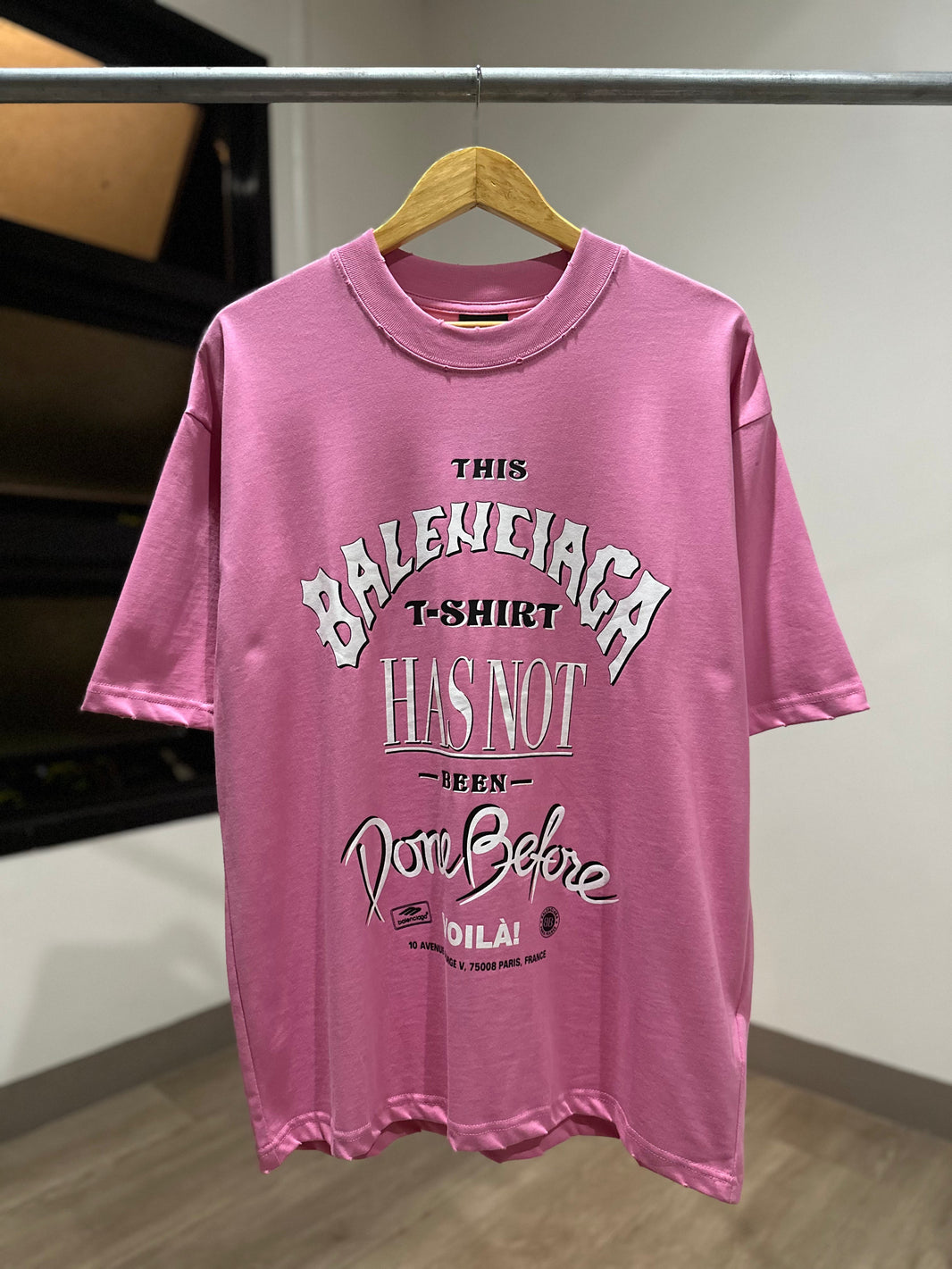 Balenciaga Not Been Done T-Shirt (Oversized/Pink)