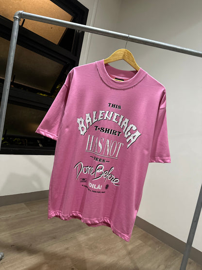 Balenciaga Not Been Done T-Shirt (Oversized/Pink)