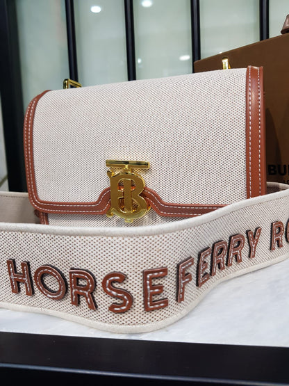 Burberry Two-Tone Canvas