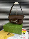 Gucci Horsebit 1955 Monogrammed Small Shoulder Bag