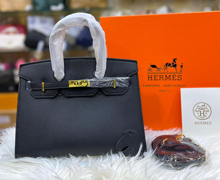 Hermès Bleu Nuit Togo Birkin 25 Gold Hardware Bag