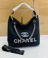 Chanel Canvas Shoulder Bag