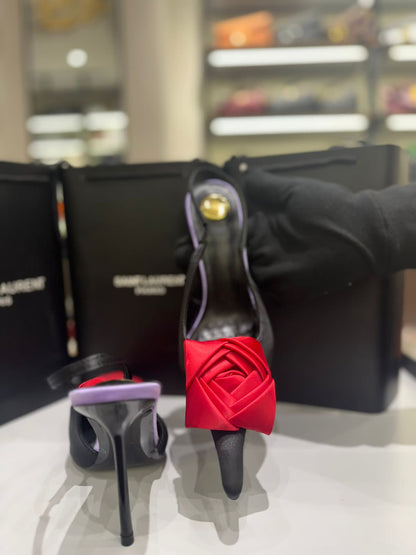 Ysl Amalia Slingback Pumps