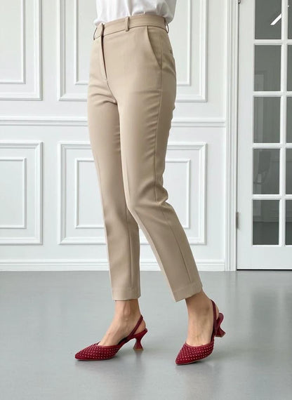 Zara Pearl Signature Kitten Heels