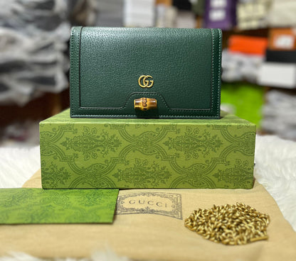 Gg Diana Mini Bag with Bamboo