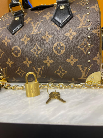 Louis Vuitton Speedy Trunk 20 Bag