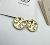 Tory Burch Miller Pavé Hoop Earrings