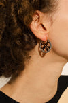 Tory Burch Miller Pavé Hoop Earrings