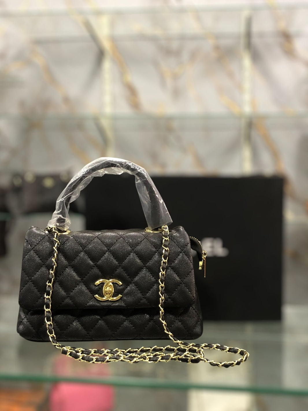 Chanel Top Handle Cc Bag