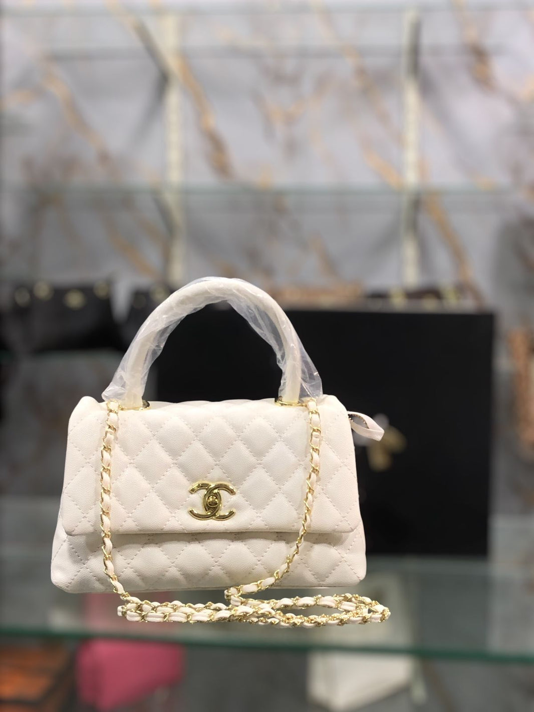 Chanel Top Handle Cc Bag
