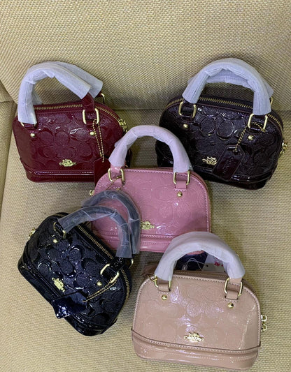 Coach Patent Alma Bag