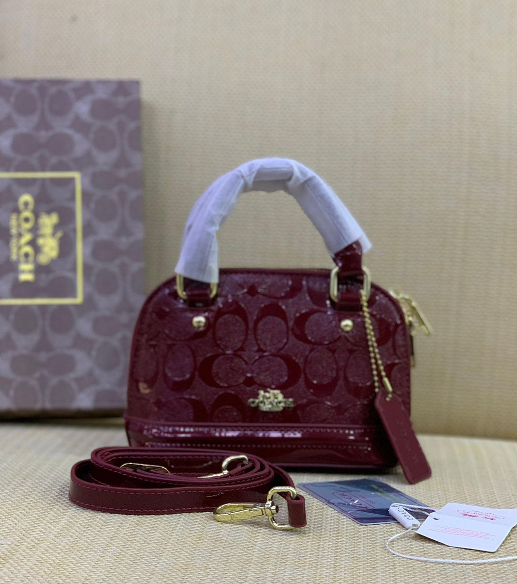Coach Patent Alma Bag