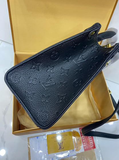 Lv On The Go Monogram Empreinte Bag
