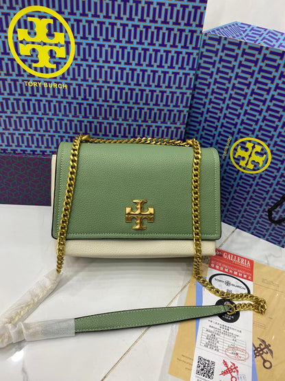 Tory Burch Caviar Leather Chain Bag