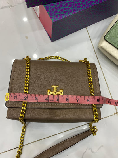 Tory Burch Caviar Leather Chain Bag