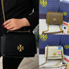 Tory Burch Caviar Leather Chain Bag