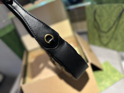 Gg Marmont Half-Moon Shoulder Bag