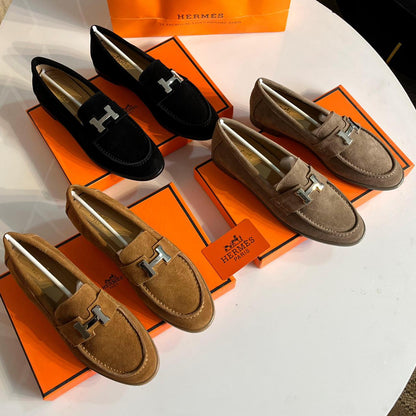 Hermes Paris Unisex Loafers