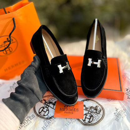 Hermes Paris Unisex Loafers