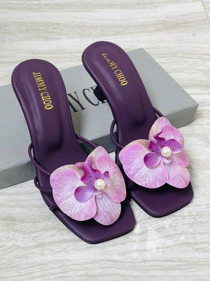 Zara Signature Floral Heels