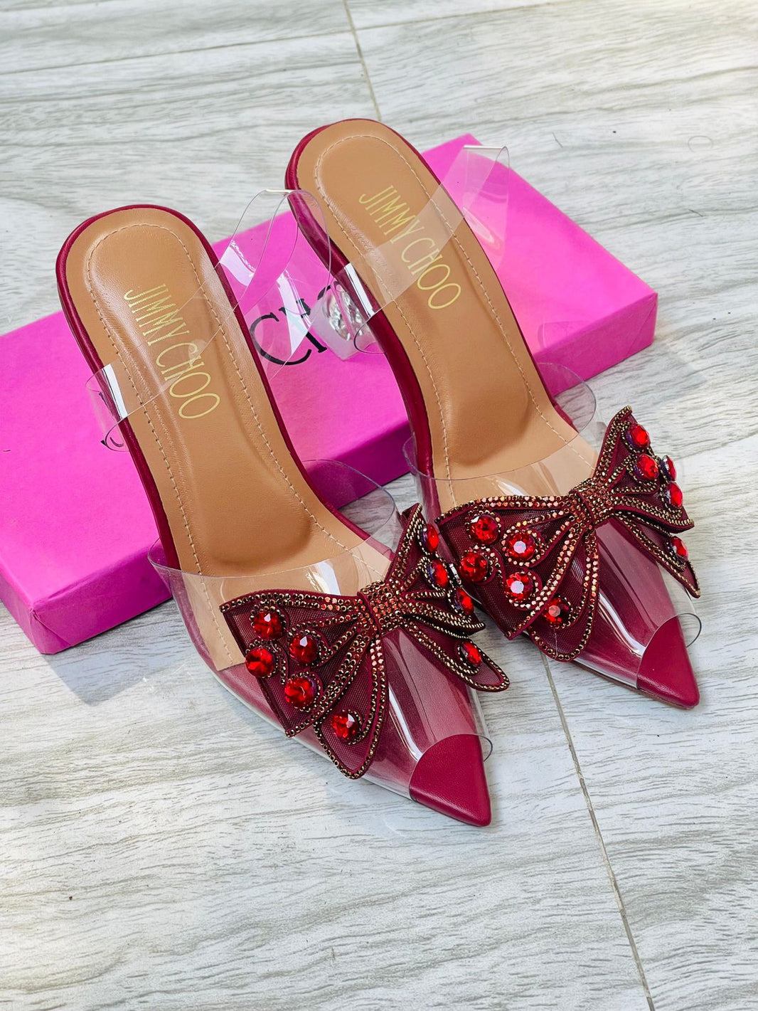 Jimmy Choo Signature Butterfly Heels