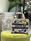 Lady Dior Embossed Handbag