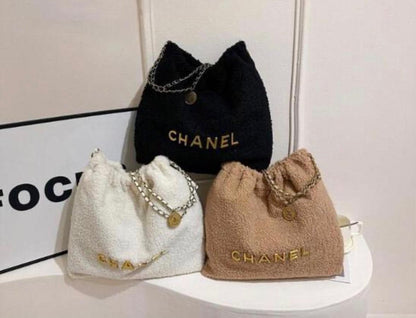 Chanel Fur Shoulder Bag