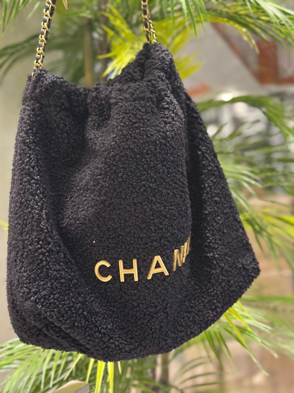 Chanel Fur Shoulder Bag