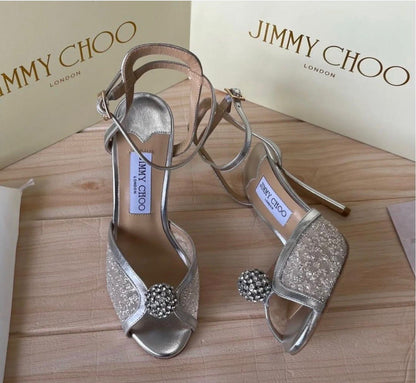 Jimmy Choo Sacora Pearl-Embellished Heels