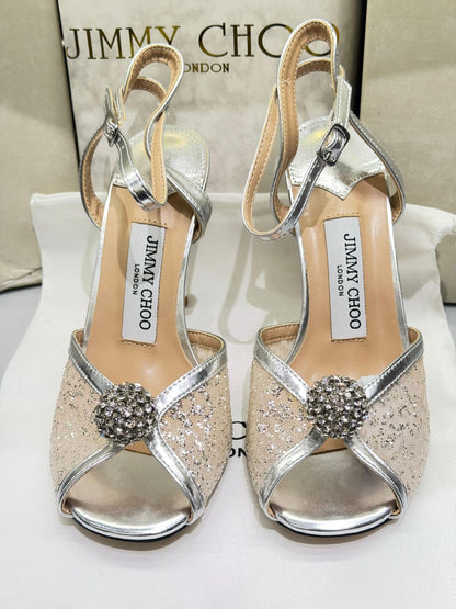 Jimmy Choo Sacora Pearl-Embellished Heels