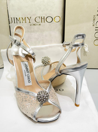 Jimmy Choo Sacora Pearl-Embellished Heels