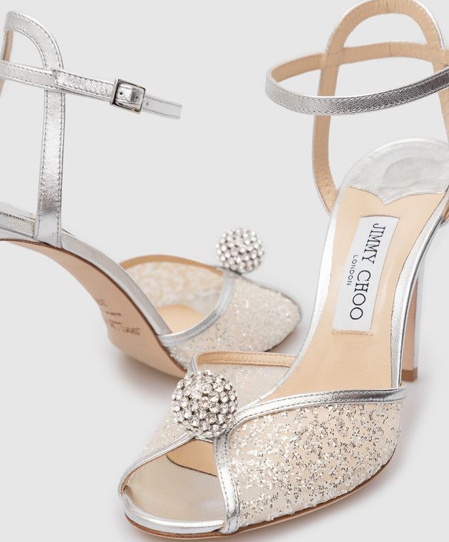 Jimmy Choo Sacora Pearl-Embellished Heels
