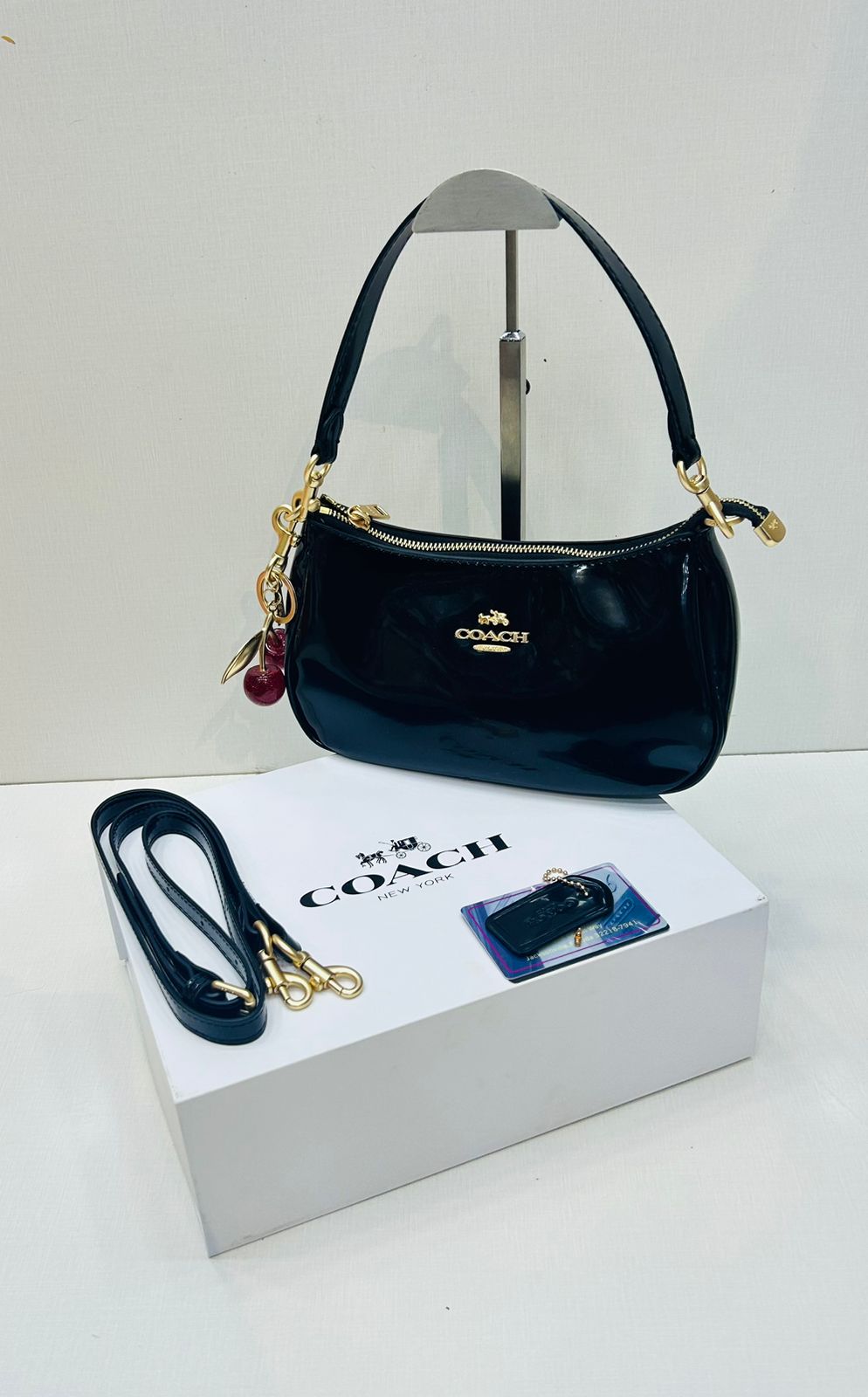 Coach Patent Teri Shoulder Bag