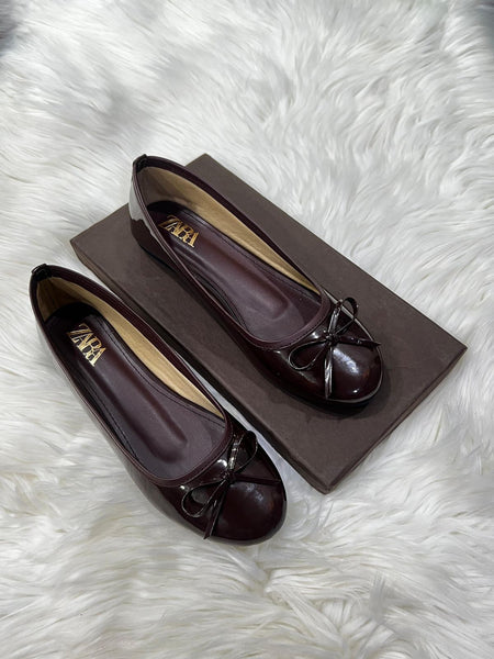 Zara Signature Bow Pumps