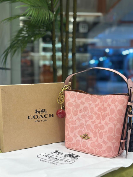 Coach Pink Bucket Bag