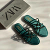 Zara Flat Mash Slides