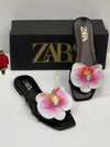 Zara Floral Slippers