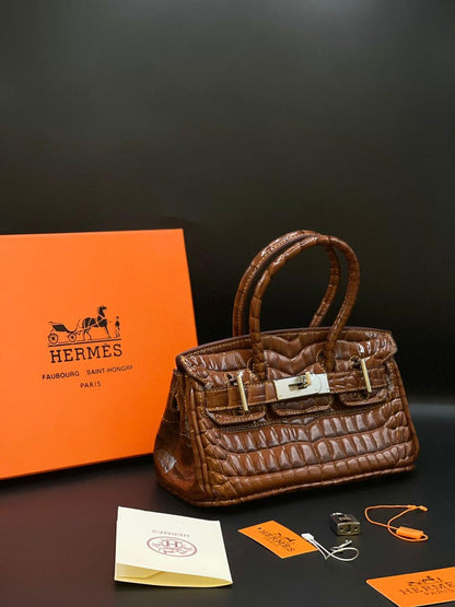 Hermes Crocodile Handbag